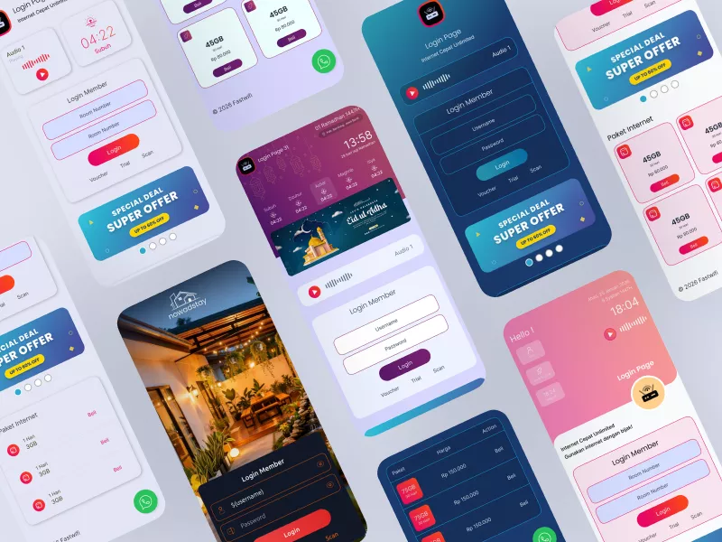 26+ Modern MikroTik Hotspot & Captive Portal Templates